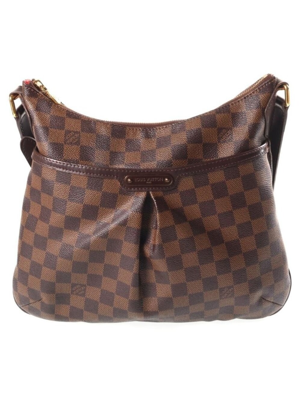 Louis Vuitton Damier Bloomsbury PM Shoulder Bag Brown Leather